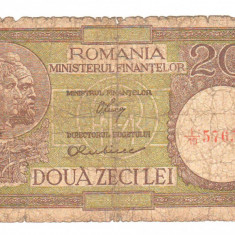 SV * Romania 20 LEI 1947 -1948 - 1950 * MIN. FINANTELOR * semnata LUCA + RUBICEC