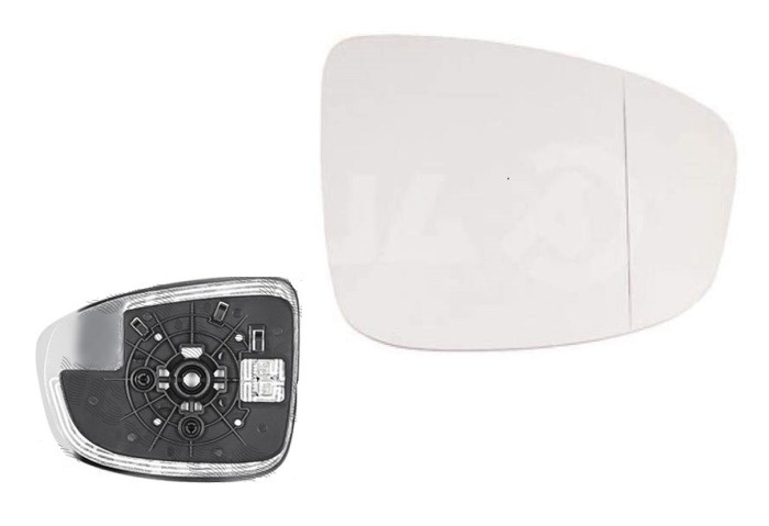 Geam oglinda exterioara cu suport fixare Mazda Cx-5 (Ke), 03.2012-2014, Dreapta, incalzita; geam convex; cromat, View Max