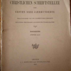 Die Griechischen Christlichen Schriftsteller Der Ersten Drei - Origenes ,309163