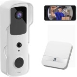 Cumpara ieftin Videointerfon WiFi Smart, Full HD, IR, Comunicare Bidirectionala, Senzor de Miscare si Night Vision