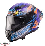 Cumpara ieftin Casca integrala Caberg model Drift Evo II SV Nobo R5 negru/rosu/albastru/mov mat Pinlock ready &ndash; lentila Pinlock inclusa M (57/58cm)