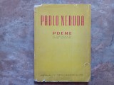 POEME de PABLO NERUDA , IN ROMANESTE DE EUGEN JEBELEANU SI ILUSTRATII DE FLORICA CORDESCU, 1951