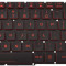 Tastatura Laptop, Acer, Nitro 5 AN515-44, AN517-55, AN517-52, NC20C1, iluminare rosie, layout US