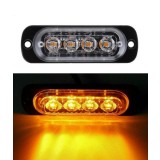 4 Led 12v 24v Lumina de intermitenta stroboscopica subtire