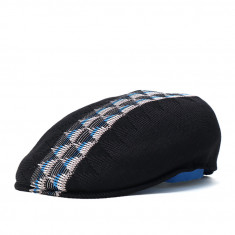 Basca Kangol Argyle Stripe 504 Negru (Masura: S,M,L) - Cod 1801