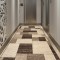 Traversa Covor, Daffi 13027-140, Bej / Maro, Latime 60 cm, Diverse Lungimi, 1700 gr/mp