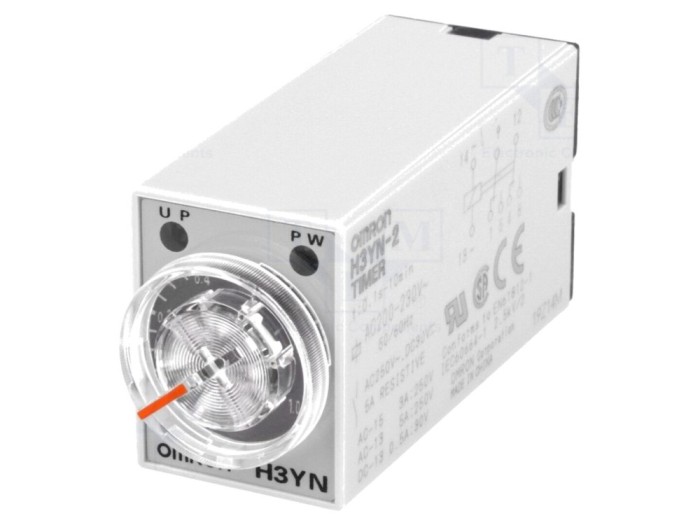 Timer analogic DPDT 0,1s-10min