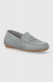 Marc O&#039;Polo mocasini din piele intoarsa femei, cu toc plat, 40214623103300 NN2M3073