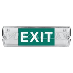 Lampa Exit Vivalux, 3.5 W, 150 lm, 6400 K, LED, 350 x 110 x 65 mm, lumina rece, 1000 mAh foto