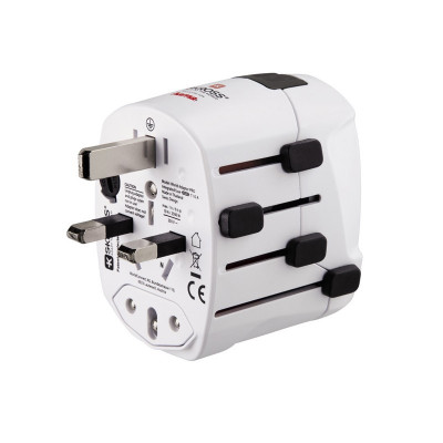 Adaptor universal World Travel Pro Hama, 3 pini foto