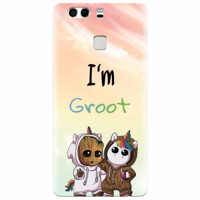 Husa silicon pentru Huawei P9 Plus, Im Groot foto