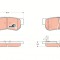 TRW GDB3284 COTEC set placute frana,frana disc