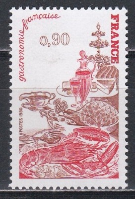 Franta 1980 - Expoziția Gastronomică Franceză, MNH foto