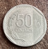 C50 - Moneda foarte veche - Peru - 50 centimos 2012