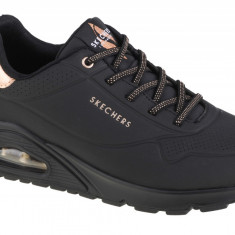 Pantofi pentru adidași Skechers Uno-Shimmer Away 155196-BBK negru