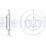 DELPHI BG4190 Disc frana