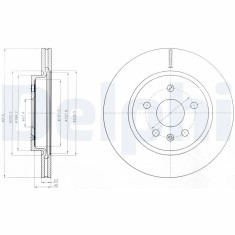 DELPHI BG4190 Disc frana