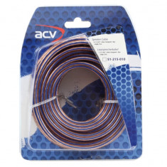 Cablu boxe ACV 51-150-111 Blister 10m, 2 × 1.5mm² (16AWG), Albastru