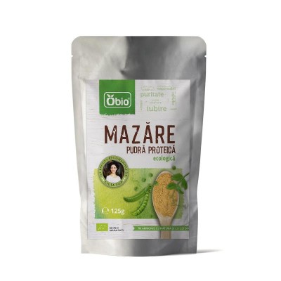 Proteina din Mazare Pulbere Bio Obio 250gr foto