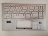 Carcasa superioara cu tastatura palmrest Laptop, Asus, ZenBook 15 UX534, UX534FT, UX534FA, UX534FAC, 90NB0NM5-R30590, iluminata, layout us