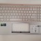 Carcasa superioara cu tastatura palmrest Laptop, Asus, ZenBook 15 UX533FAC, 90NB0NM5-R30590, iluminata, argintie, layout us