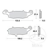 MBS Bremsklotz Sinter TRQ TRW, Alternative: 7321755, Cod Produs: 7870336MA