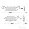 MBS Bremsklotz Sinter TRQ TRW, Alternative: 7321755, Cod Produs: 7870336MA