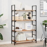 VidaXL Rafturi suspendate 4 buc. 100x30x2cm lemn masiv acacia netratat