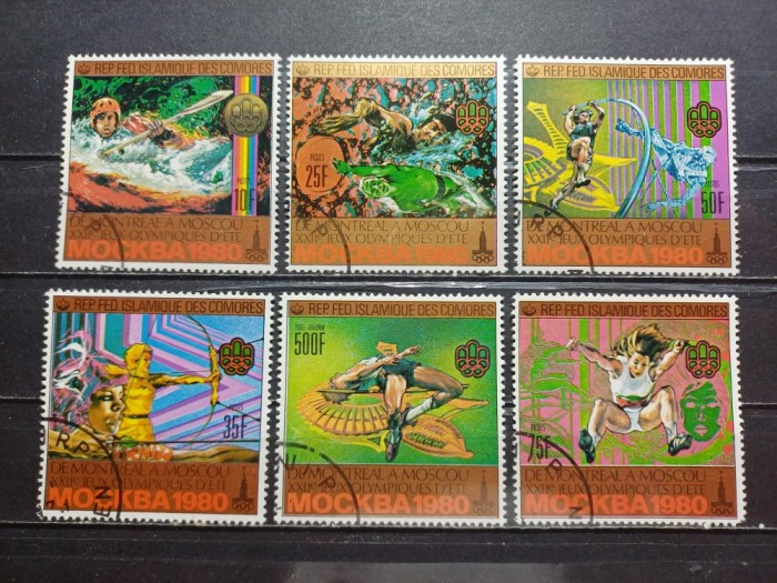 COMORE 1979-J.O. MOSCOVA-SERIE CTO