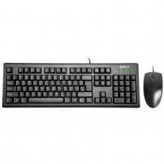 Kit tastatura si mouse A4Tech KM-72620D USB Black foto