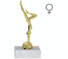 Figurina Gimnastica plastic-marmura, 19,5 cm foto