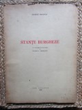 George Bacovia - Stante burgheze, Editie Princeps 1946, format mare, tiraj 1000 ex.