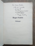 Cumpara ieftin Roger Foulon (DEDICATIE/SEMNATURA) - MELANGES