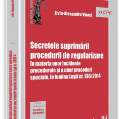 Secretele suprimarii procedurii de regularizare in materia unor incidente procedurale si a unor proceduri speciale, in lumina Legii nr. 138/2014 | Liv