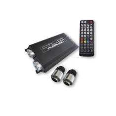 Kit fibra optica 1000 fire plafon instelat LED RGB cu telecomanda 0,75mm 3 metri 12V