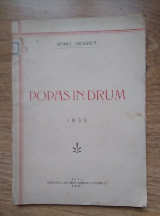 Popas in drum 1930