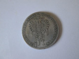An rar! Austro-Ungaria 1/4 Florin 1864 A argint