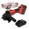 YATO Polizor unghiular 125mm cu acumulator Li-Ion 18V 2x4Ah, motor fara perii