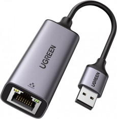 ADAPTOR RETEA Ugreen, &amp;quot;CM209&amp;quot; extern, USB 3.0(T) la port Gigabit RJ-45, negru &amp;quot;50922&amp;quot; (timbru verde 0.18 lei) - 6957303859221 foto