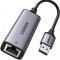 ADAPTOR RETEA Ugreen, &quot;CM209&quot; extern, USB 3.0(T) la port Gigabit RJ-45, negru &quot;50922&quot; (timbru verde 0.18 lei) - 6957303859221