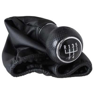 Set nuca si manson schimbator de viteze Modecar pentru VW Polo Classic 1995-2002, Negru foto