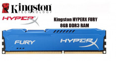 Memorie Kingston-16 gb-(2x8GB)/ DDR3/1600MHz-pentru Pc/Desktop foto