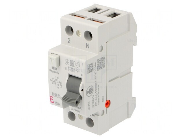 &Icirc;ntrerupător diferenţial 25A 30mA 2P 230V 400V