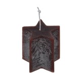 Lumanare decorativa cu aroma de cafea in forma de stea,7x7.5 cm