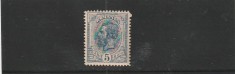ROMANIA 1893-1908 LP 51 d SPIC DE GRAU 5 BANI MNH NESTAMPILAT