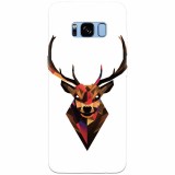 Husa silicon pentru Samsung S8 Plus, Geometric Tibetan Antelope