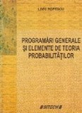 Programari generale si elemente de teoria probabilitatilor