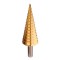 Burghiu metal HSS-TI conic in trepte 4-30 mm