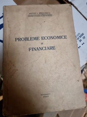 PROBLEME ECONOMICE SI FINANCIARE - VICTOR V. BADULESCU foto
