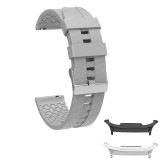 Curea din silicon compatibila cu Samsung Galaxy Watch8 Classic 46mm, Steel Gray